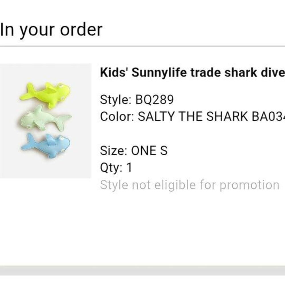 Kids' Sunnylife Shark and Mermaid Dive Buddies